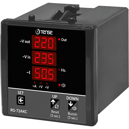 Servo Regülatörler için Akım ve Gerilim Korumalı Kontrol Cihazı (Switchsiz), Current and Voltage Protected Controller for Servo Regulators (Without Switch)